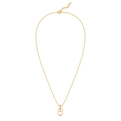 Vera Glow 9KT Gold Lab Grown Diamond Pendant