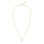 Diamond Trio 9KT Gold Lab Grown Diamond Pendant