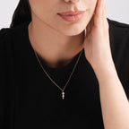 Diamond Trio 9KT Gold Lab Grown Diamond Pendant