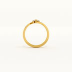 Dazzling Blossom 9KT Gold Lab Grown Diamond Ring