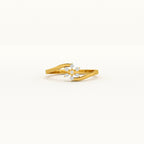 Dazzling Blossom 9KT Gold Lab Grown Diamond Ring