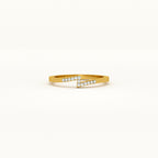 Celestial V 9KT Gold Lab Grown Diamond Ring
