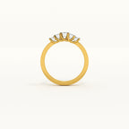 Cascade 9KT Gold Lab Grown Diamond Ring