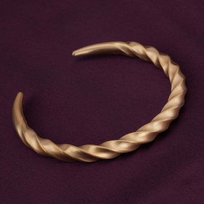 Twisted Gold Cuff Bracelet
