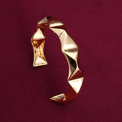 Golden Edge Cuff Bracelet