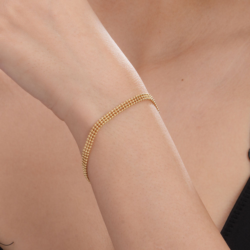 Gold Classic Link Bracelet