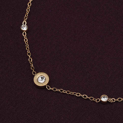 Gold Tone Zirconia Bracelet