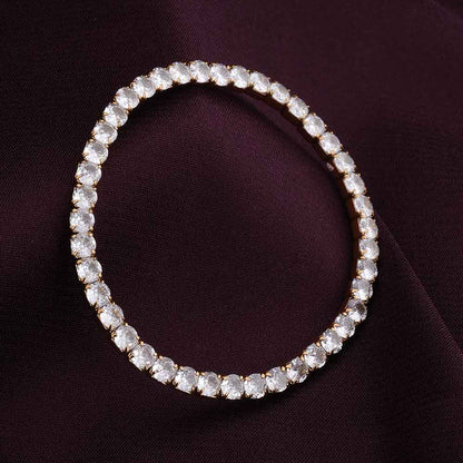 Exquisite Gold Studded Bracelet
