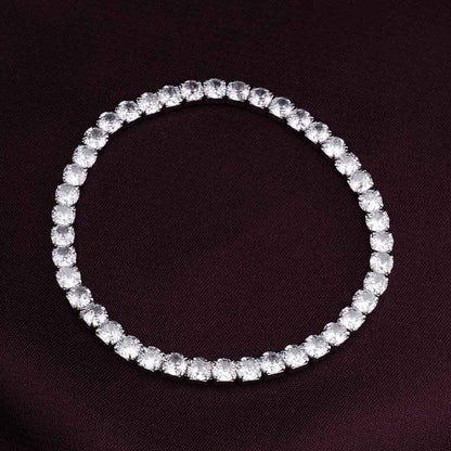 Exquisite Silver Studded Bracelet