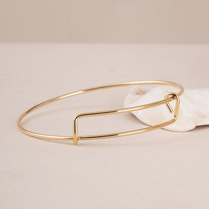 Expandable Bangle Antique Gold Bracelet