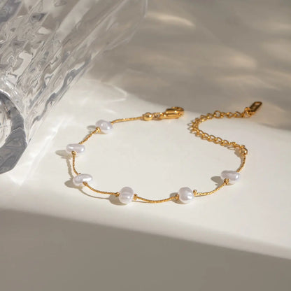 Classical Baroque Pearl Bracelet