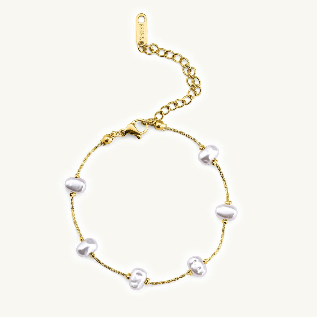 Classical Baroque Pearl Bracelet