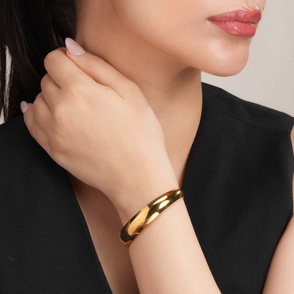 Orbit Bling Open Cuff Bracelet
