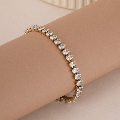 Premium Oval Diamond Bracelet