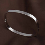 Classic Rectangle Silver Bangle