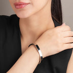 Classic Rectangle Silver Bangle