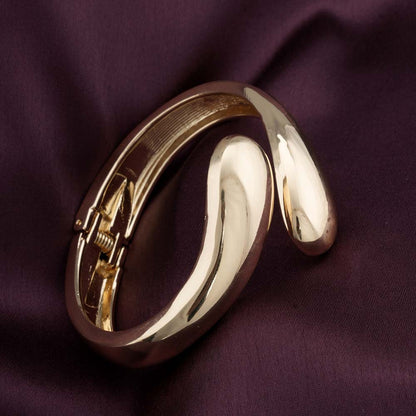 Gold Waterdrop Cuff Bracelet