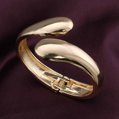 Gold Waterdrop Cuff Bracelet