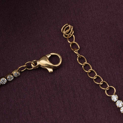 Heart Diamond Chain Bracelet