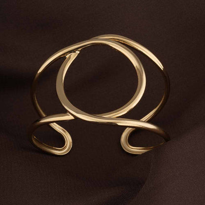 Modern Geometric Cuff Bracelet