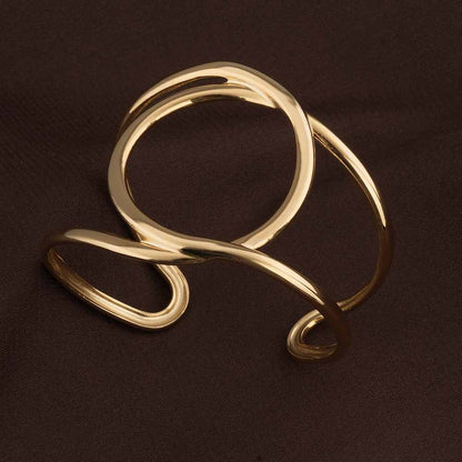 Modern Geometric Cuff Bracelet