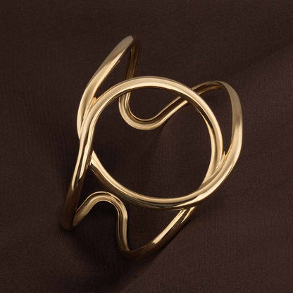 Modern Geometric Cuff Bracelet
