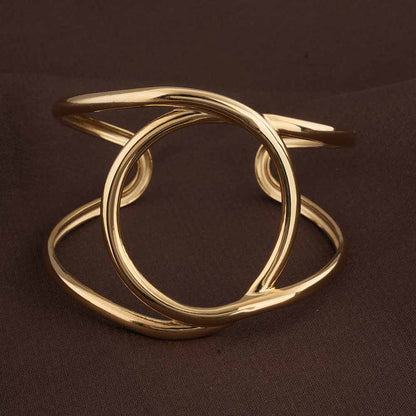 Modern Geometric Cuff Bracelet
