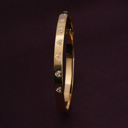 Minimal Stones Bangle Bracelet