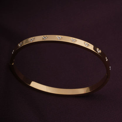 Minimal Stones Bangle Bracelet