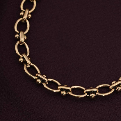 Interlocking Hoops Chain Bracelet