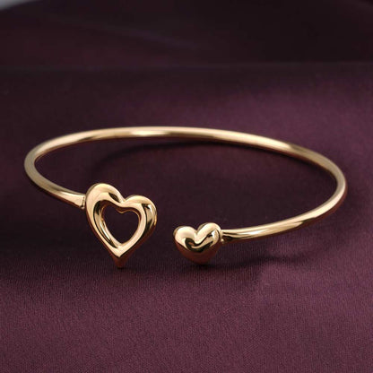 Open Heart Cuff Bracelet