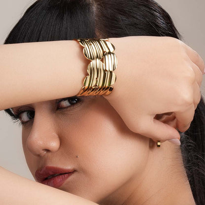 Gold Statement Cuff Bracelet