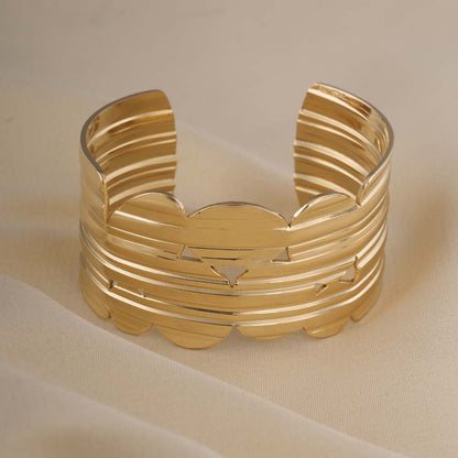 Gold Statement Cuff Bracelet