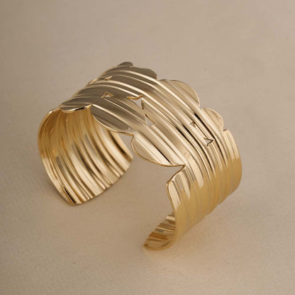Gold Statement Cuff Bracelet