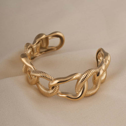Statement Gold Cuff Bracelet