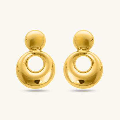 Golden Circle Delights Drop Earrings