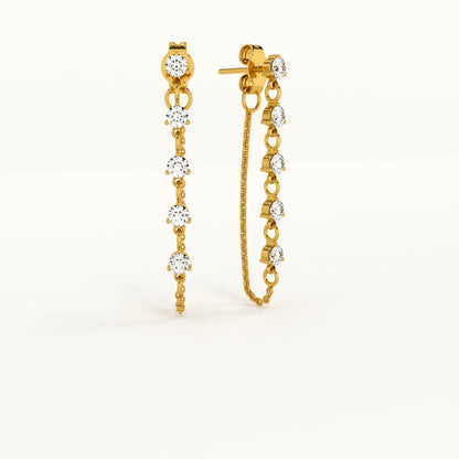 Twinkling Teardrops Drop Earrings