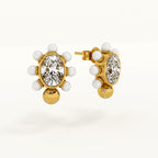 Dazzling Drizzle Stud Earrings