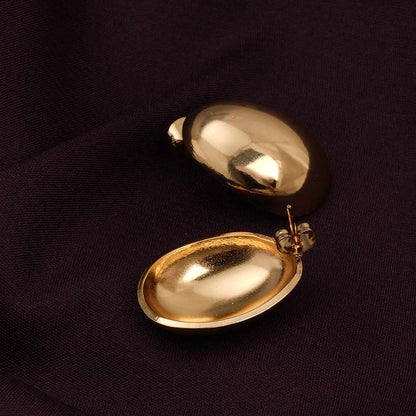 Gold Chunky Stud Earrings