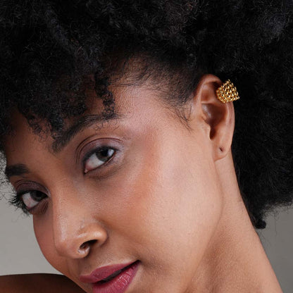 Minimal Golden Cuff Earring
