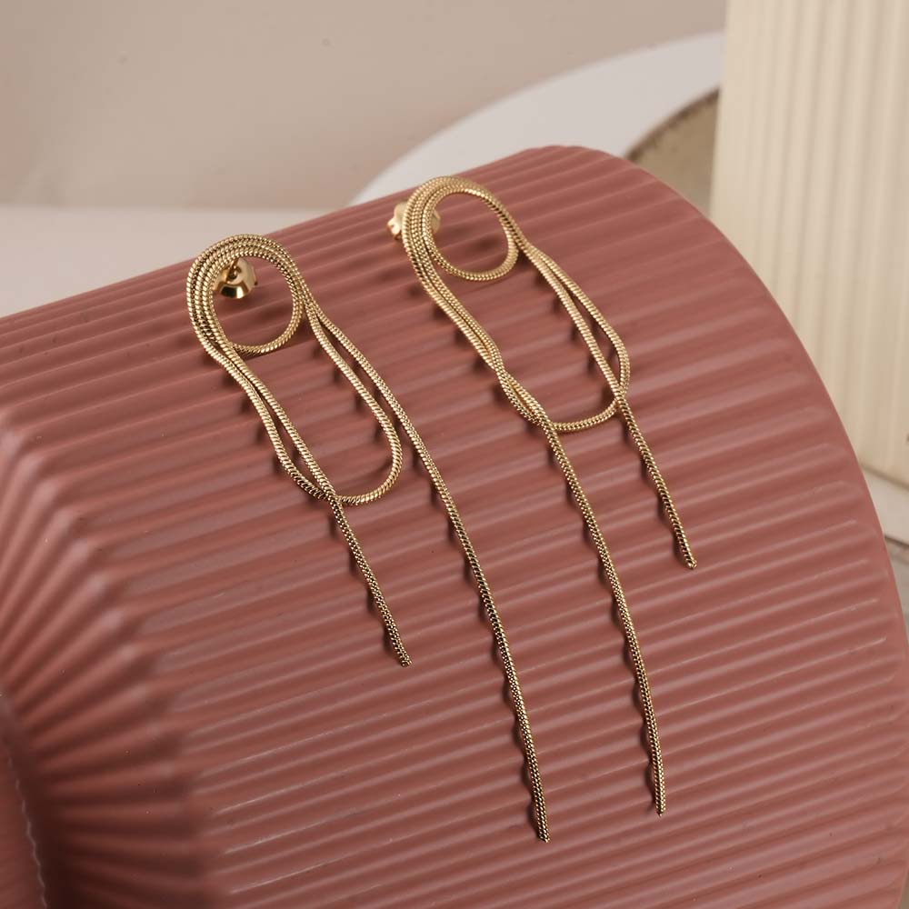 Golden Chain Earrings