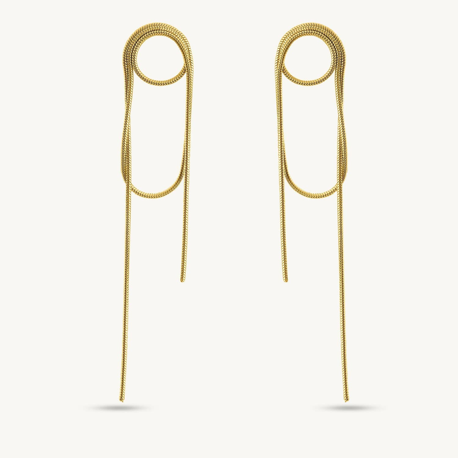 Golden Chain Earrings