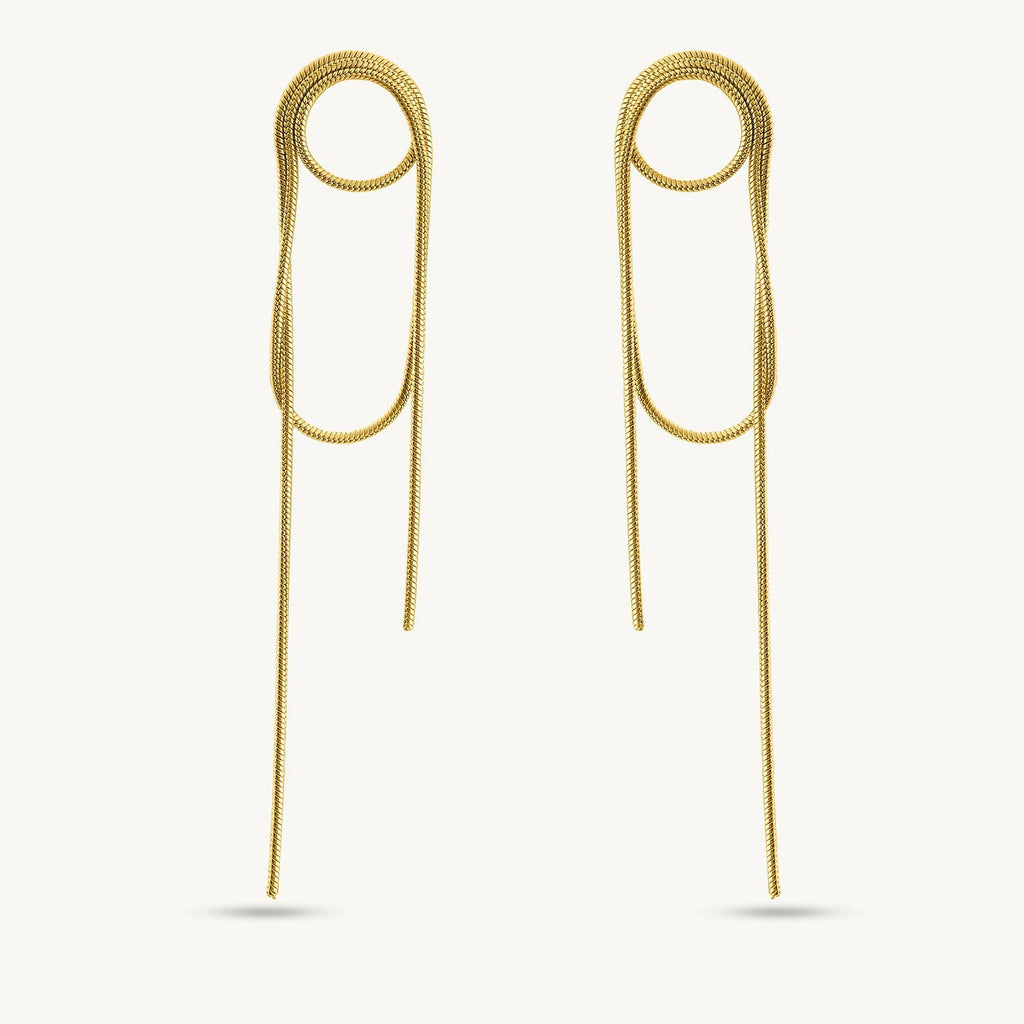 Golden Chain Earrings