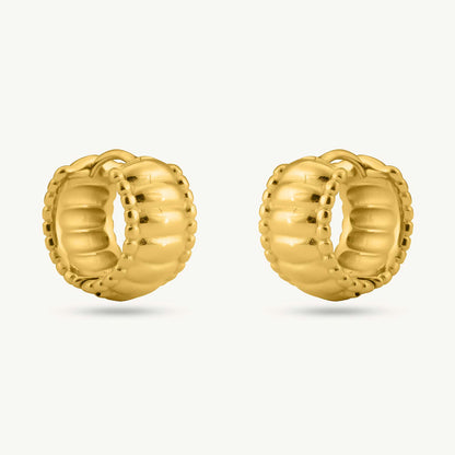 Chunky Hollow Hoop Earrings
