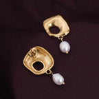 Dangling Pearl Drop Earrings