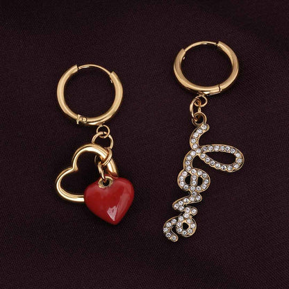 Love Dose Mismatch Drop Earrings