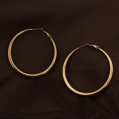 Large Gold Hoop Earrings