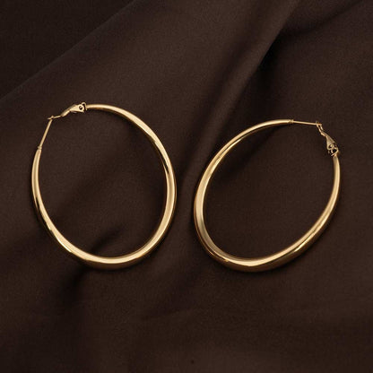Large Gold Hoop Earrings