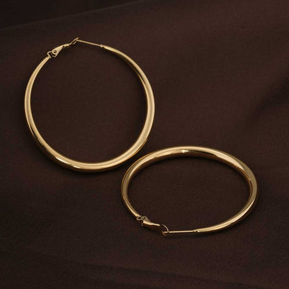 Large Gold Hoop Earrings