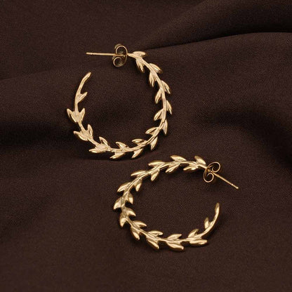 Forest Nymph Hoop Earrings